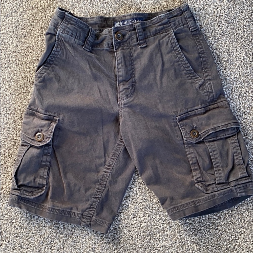 American eagle active flex cargo shorts